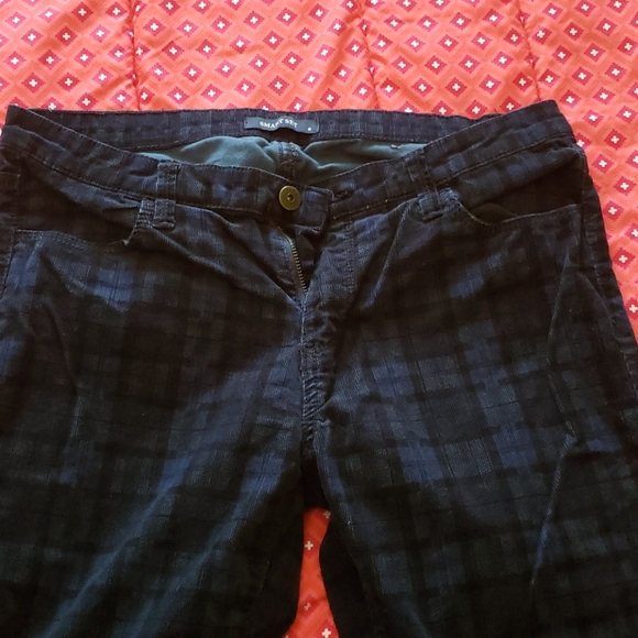 2/32 Smart Set blue/black plaid cords. Size 8 - Picture 3 of 5